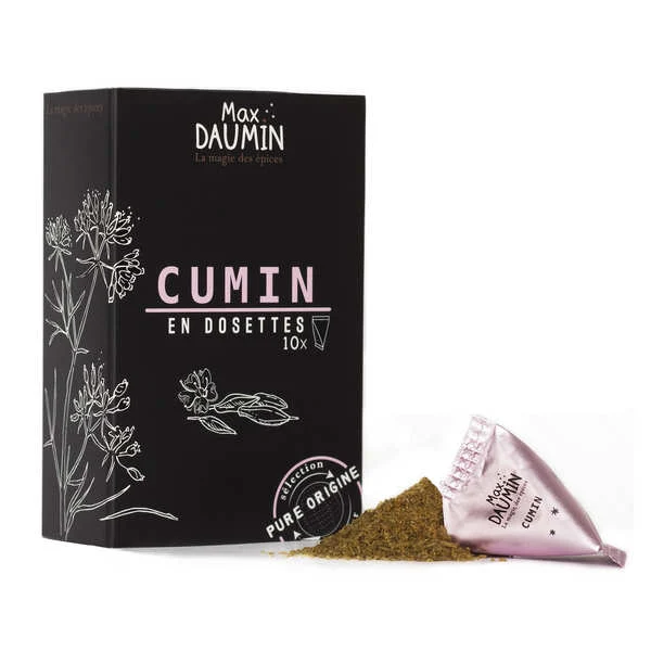 10 dosettes de cumin d'Inde