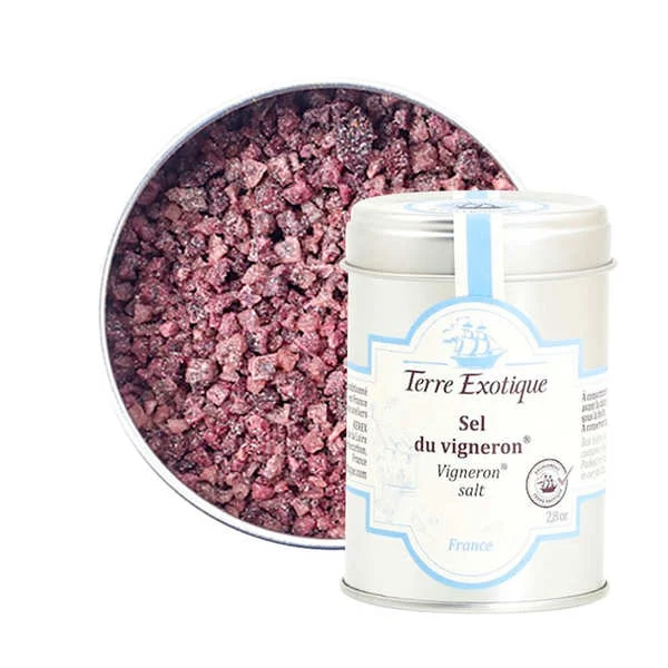 Sel du Vigneron au vin rouge