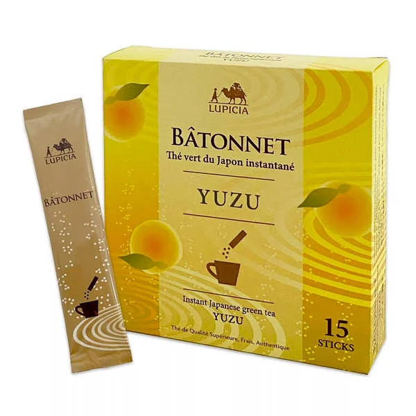 15 Bâtonnets de thé vert parfum yuzu