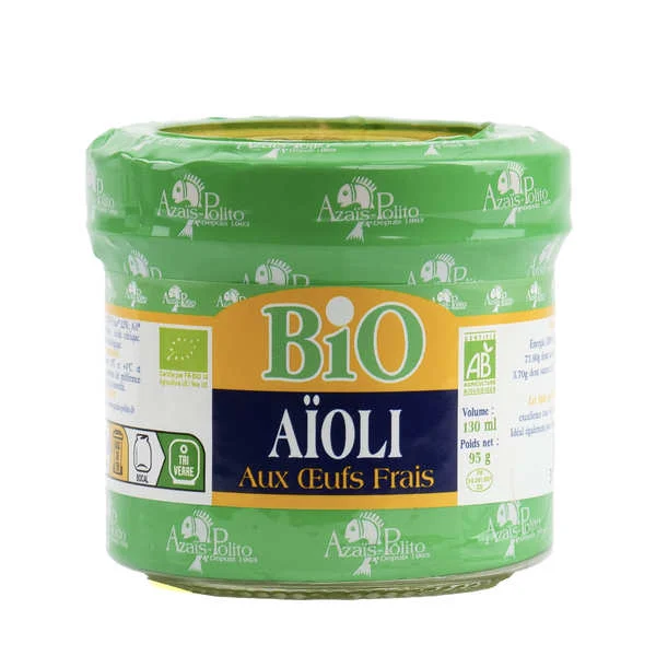Aïoli bio aux œufs frais
