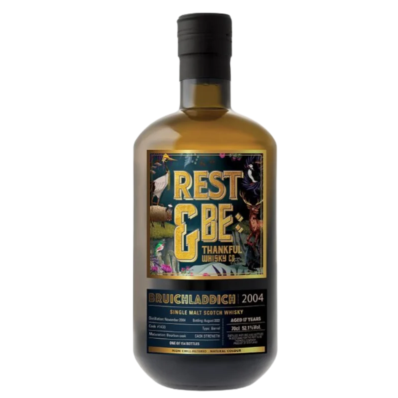 REST & BE THANKFUL 17 ANS 2004 BRUICHLADDICH BOURBON CASK