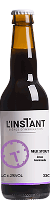 Brasserie L’Instant Milkstout – Stout à la Vanille