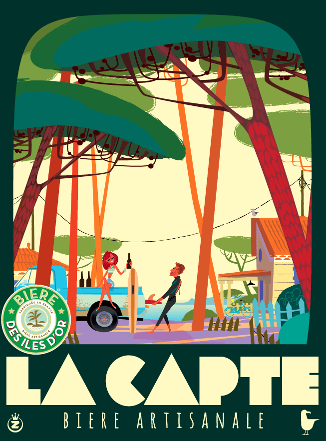 Affiche 30 x 40- La Capte – Brasserie des iles d’or