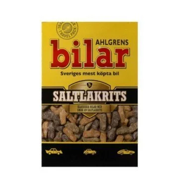 Ahlgrens Bilar Saltlakrids Box 390 g