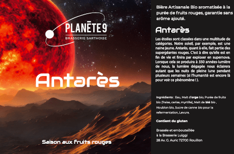 Antarès Bio – 0.33L