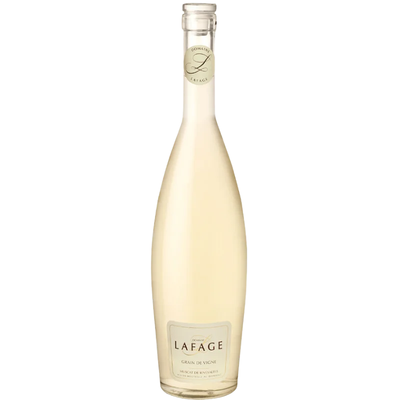 AOP MUSCAT DE RIVESALTES VIN DOUX NATUREL« GRAIN DE VIGNE » DOMAINE LAFAGE BLANC DOUX