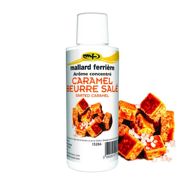 Arôme alimentaire concentré Caramel Beurre Salé 125ml