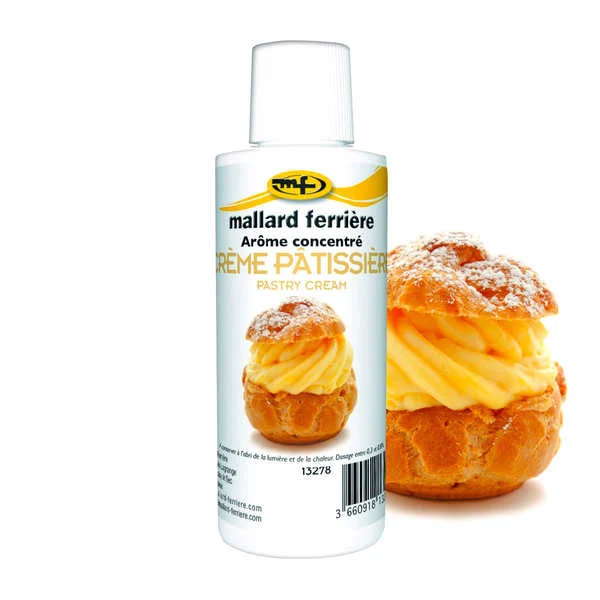 Arôme alimentaire concentré Crème pâtissière 125ml