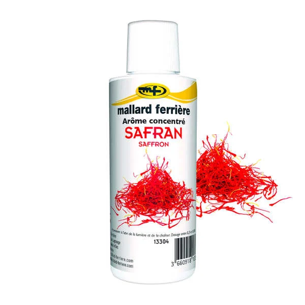 Arôme alimentaire concentré Safran 125ml
