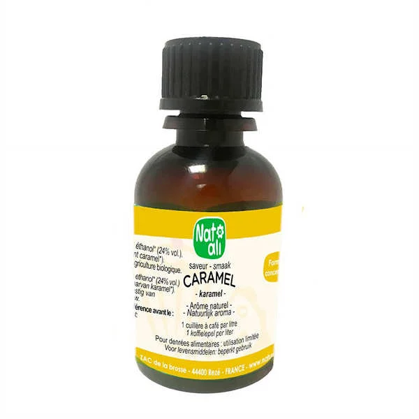 Arôme naturel caramel bio