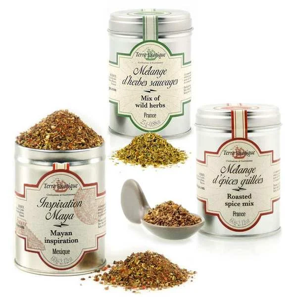 Assortiment d'épices à barbecue et marinade