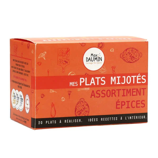 Assortiment d'épices en berlingot - Mes plats mijotés