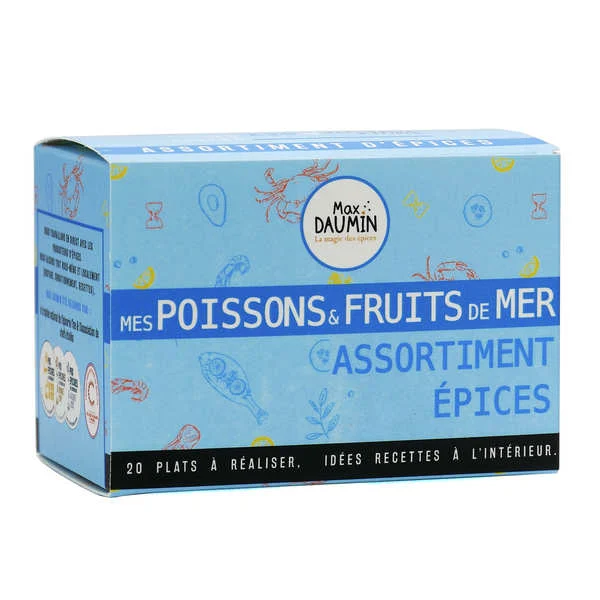 Assortiment d'épices en berlingot - Mes poissons et fruits de mer