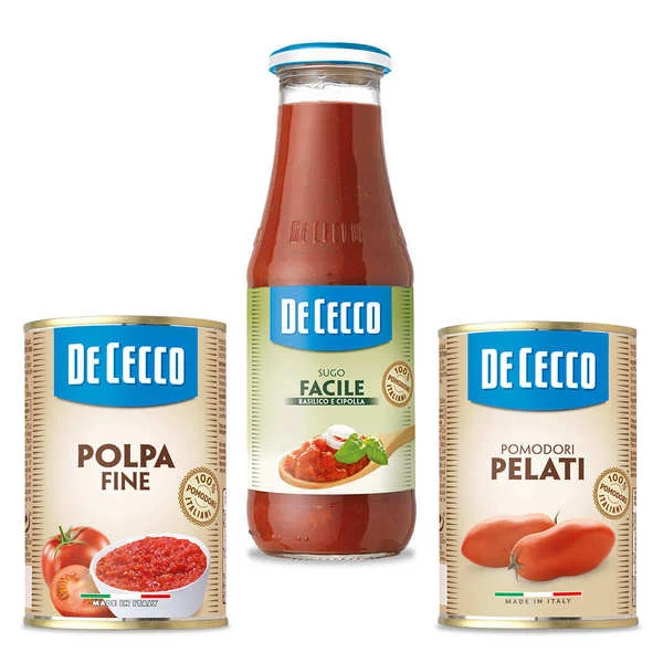 Assortiment "Les incontournables De Cecco" avec 100% de tomates italiennes