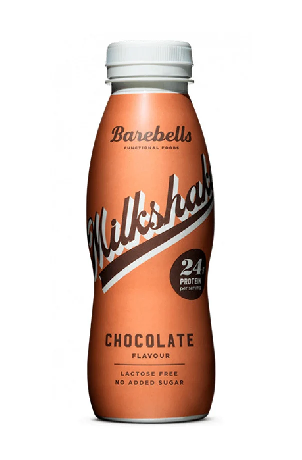 BAREBELLS - MILKSHAKE CHOCOLAT BOUTEILLE PET 330ML x8