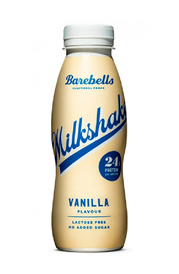 BAREBELLS - MILKSHAKE VANILLE BOUTEILLE PET 330ML x8