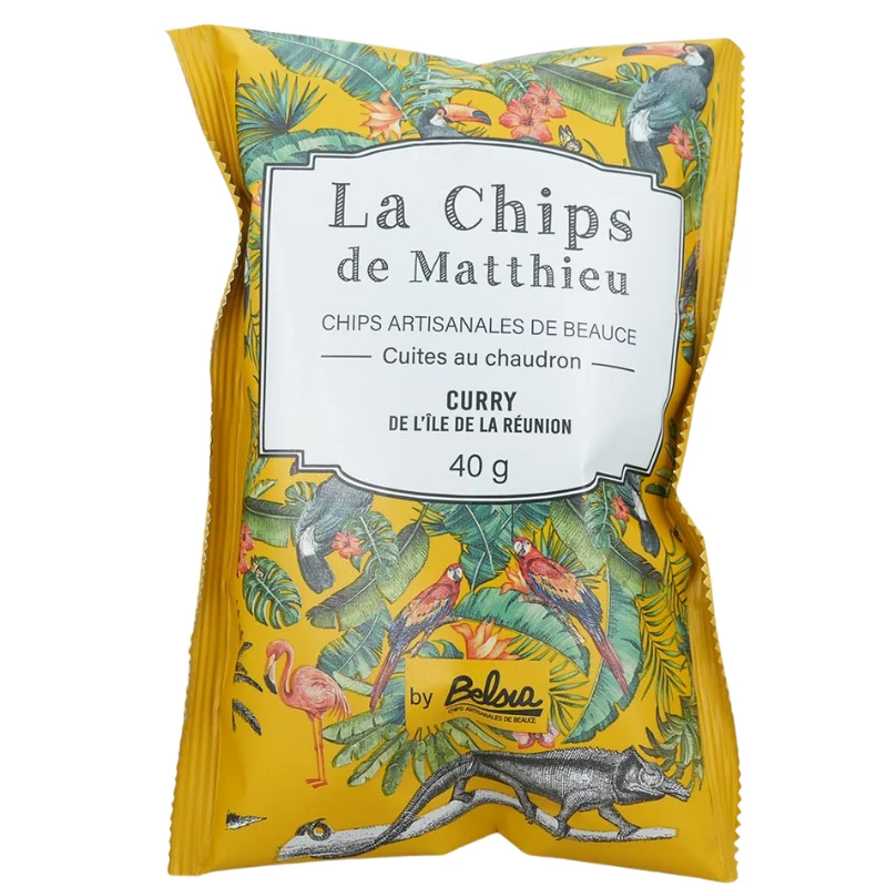 BELSIA CHIPS CURRY « Matthieu » 150G