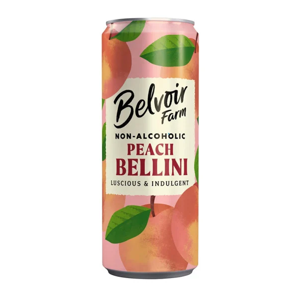 BELVOIR - BELLINI PECHE SANS ALCOOL CANETTE ALU 250ML x12