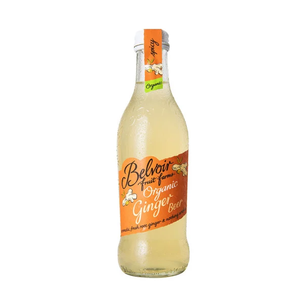 BELVOIR - GINGER BEER PETILLANT BOUTEILLE VERRE 250ML x12 BIO