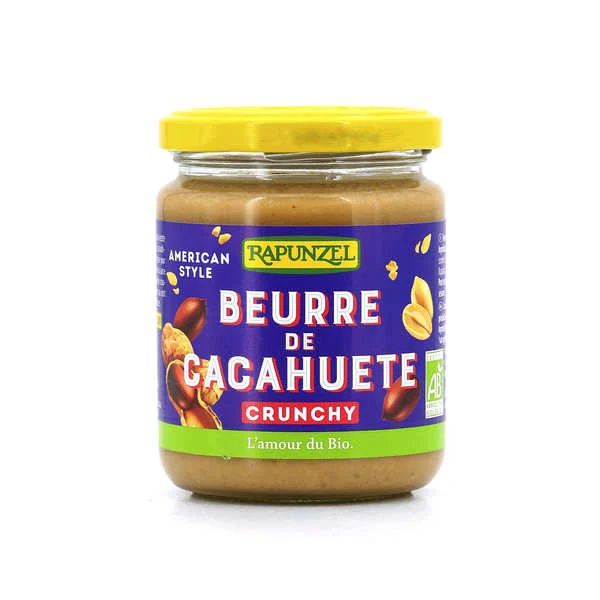 Beurre de cacahuète bio "crunchy"