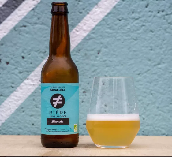 Bière Blanche Bio sans alcool 0,3%- 33 cL