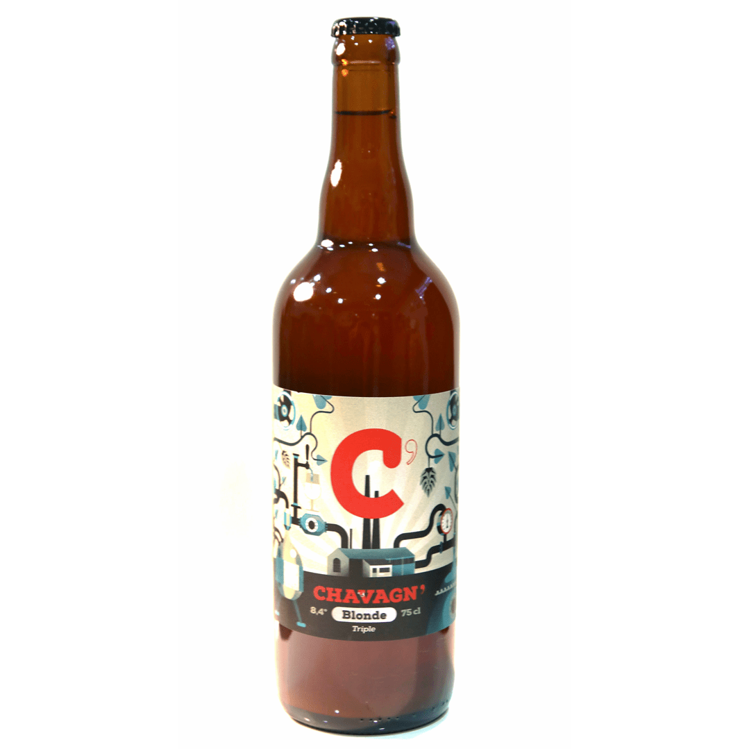Bière Blonde Triple 5 céréales – 0.75L