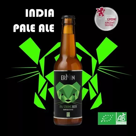 Bière IPA 12 x 33CL « ERMIN » Bio