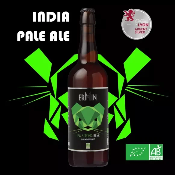 Bière IPA 6 x 75CL « ERMIN » Bio