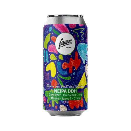 Brasserie Fauve Planer au vent des Visions – Neipa DDH Citra, Idaho 7, Mosaic