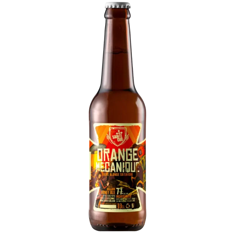 BIERE SAINTE CRU ORANGE MECANIQUE BLONDE 33CL 7%