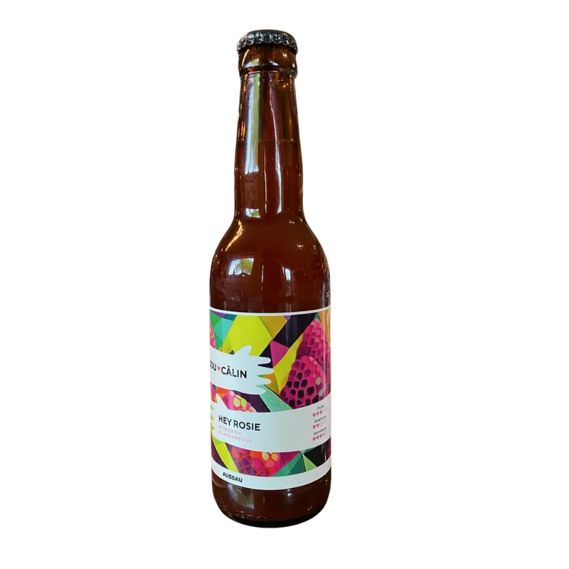 BISOU CALIN HEY ROSIE BIERE BLANCHE A LA FRAMBOISE BIO