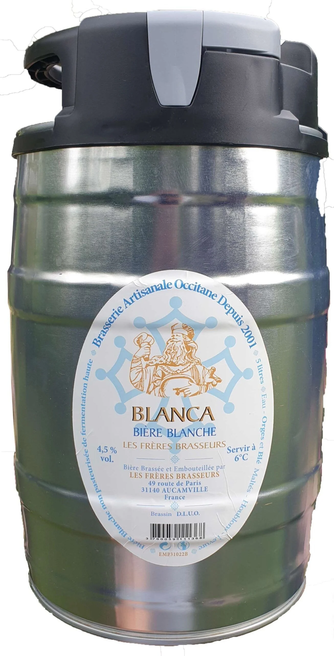BLANCA – Fût autonome 5L (pas besoin de machine)