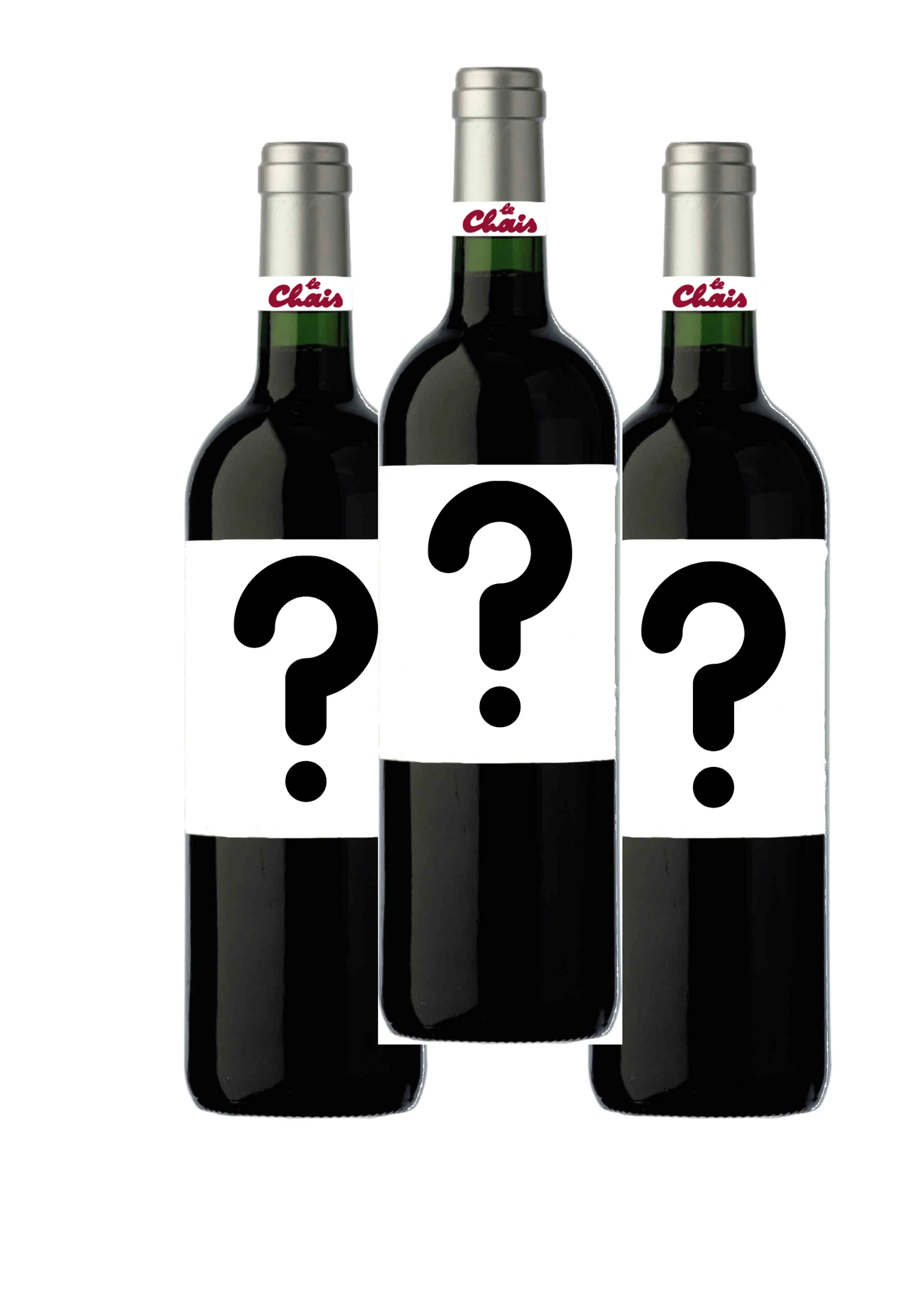 Boîte Mystère - 3 Bouteilles de vin Rouge Bordeaux