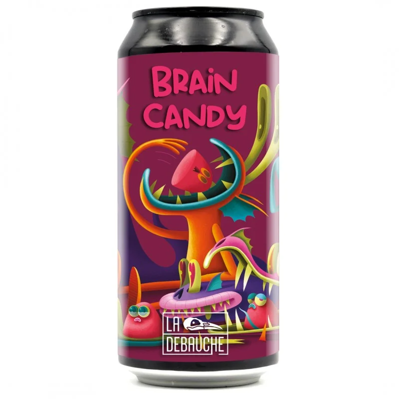Brain Candy -Débauche 12x44cl Pastry Sour bonbons - 8 %