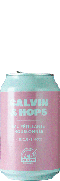 Brasserie 90 Bpm Calvin & Hops – Eau Houblonnée Hibiscus & Simcoe
