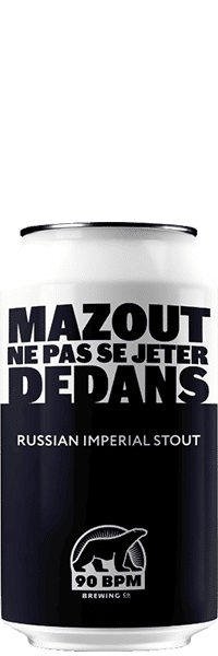 Brasserie 90 Bpm Mazout (Ne pas se jeter dedans) – Imperial Stout