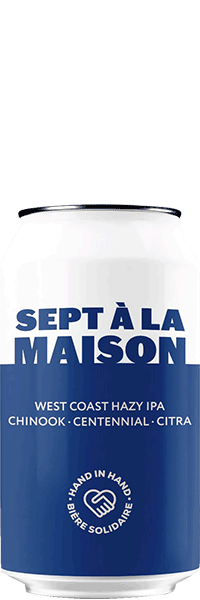 Brasserie 90 Bpm Sept à la Maison – West Coast Hazy IPA Collab’ 7 brasseries