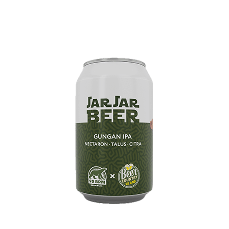 Brasserie 90 BpmJar Jar Beer – Gungan IPA Nectaron, Talus, Citra