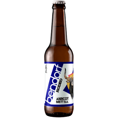 Brasserie Bendorf Rodéo Abricot – Bière élevée en fût 40 mois avec des levures brett