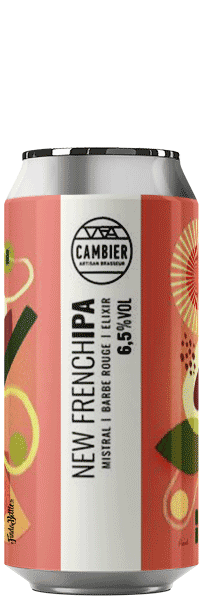 Brasserie Cambier New French IPA – Mistral, Barbe Rouge & Elixir Can 44cl