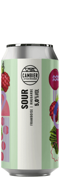 Brasserie Cambier Sour – Framboise Rhubarbe
