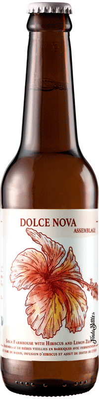 Brasserie du Grand Paris Dolce Nova – Bière Sour Farmhouse à l’Hibiscus & Citron