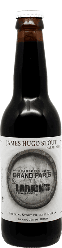 Brasserie du Grand Paris James Hugo Stout – Impérial Stout élevé 12 mois en barriques de Rhum
