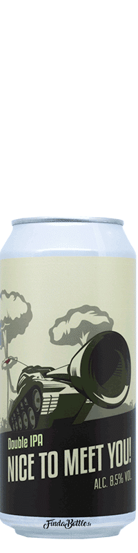 Brasserie du Grand Paris NICE TO MEET YOU – Double IPA – Can 44cl