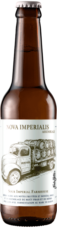 Brasserie du Grand Paris Nova Imperialis – Bière Sour Imperial Farmhouse élevée sur Marc de Raisins