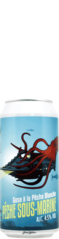 Brasserie du Grand Paris Pêche Sous Marine – Gose à la Pêche Blanche – Can 44cl