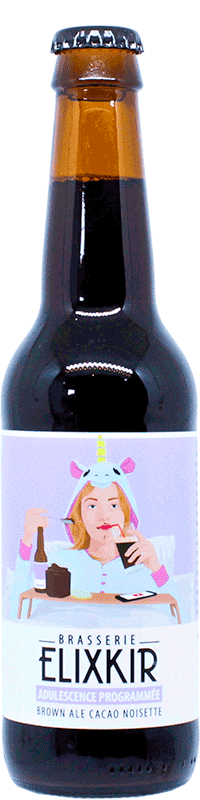 Brasserie Elixkir Adulescence Programmée – Brown Ale Cacao Noisette