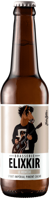 Brasserie Elixkir Le Remède – Bière Imperial Stout au Cacao & Piment