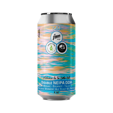 Brasserie Fauve Alchimie de la Côte Est – Double NEIPA DDH Mosaic, Ekuanot & Talus