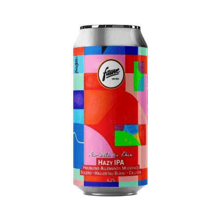Brasserie Fauve Au-Delà du Rhin – Hazy IPA Solero, Hallertau Blanc & Callista